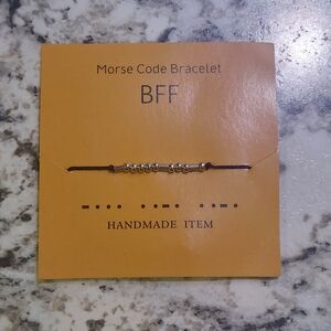 Gold Morse Code Bracelet - BFF